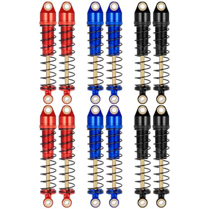4Pcs Rc Metal Shock Absorber Damper For 1/10 CC01 TRX4 Axial SCX10 D90 D110 (80MM) - size: 80MM