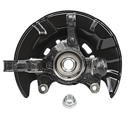 Detroit Axle - 4pc Steering Knuckles Kit for 09-13 Toyota Corolla Matrix, 2 | Front Steering Knuckles & Wheel Bearing Hubs 2 Rear Wheel Bearing and Hubs 2009 2010 2011 2012 2013 Replacement - size: 4UW48584/Kit