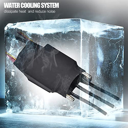 Brushless ESC, Fastest Response Water Cooling Plug and Play Speed Controller 60A for RC Boat Marine Applications High Performance Boating Enthusiasts