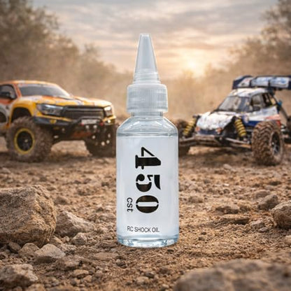 AMK Silicone RC Shock Oil 60ml, 350-2000cSt, for RC Crawler Buggy Monster Truck Short Course (450cSt)