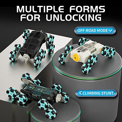 8Wd Gesture Sensing Rc Car Toys for Boy Age 8-13,2.4Ghz Remote Control Car,Racing Drift Double-Sided Stunt Car,Coolest Birthday Gift Ideas Easter Toys for Boys Girls Kids 8 9 10 11 12+ Year - style: Modern