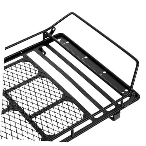 Gatuida Car Roof Luggage Bracket for Rc Crawler Simulation Climbing Car Storage Rack Practical Luggage Holder - size: 22.8X14.1cm
