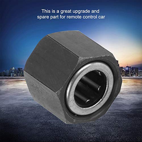 12mm One Way Bearing with Hex Nut – RC Pull Starter Bearing for Nitro Engine Cars, Compatible with HSP Redcat Exceed HPI 1/10 Buggy, Durable Metal Replacement Part