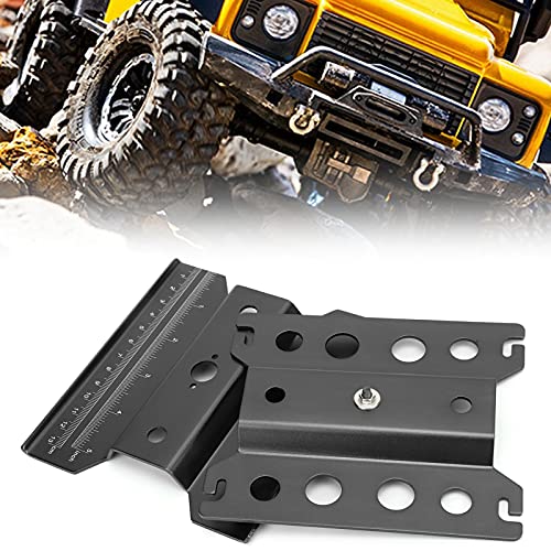 RC Car Repair Station Adjustable Height Work Stand for 1/8 1/10 1/16 RC Vehicles 360° Rotation Locking Function Aluminum Alloy Construction Portable Multifunctional (Black) - color: Black