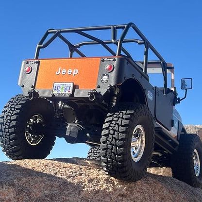 Axial 1/10 SCX10 III Jeep CJ-7 4X4 RTR Brushed RC Rock Crawler, Copper | Battery and Charger Not Included, RC Truck, AXI03008V2T2 - color: Copper