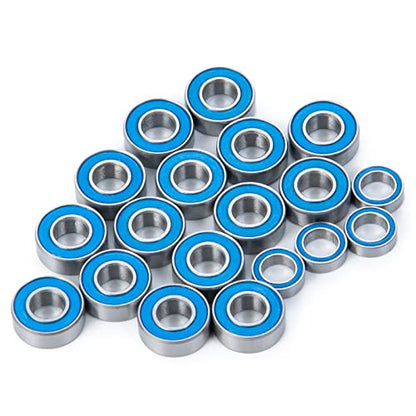 19Pcs Steel Rubber Sealed Bearing for Tra-xxas Slash Rustler Bandit | 2wd 1/10 RC Car Upgrade Parts