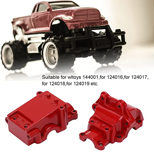 RC Gear Box Cover, Strong Steel Differential Housing Gear Box Cover for WLtoys 144001 RC Car Upgrade Parts