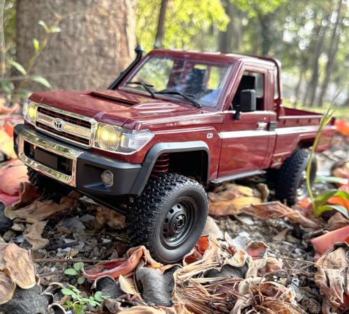 WPLDEWAN MN82 RC Crawler 1/12 Scale Remote Control Truck Off Road | RC Rock Crawler 4x4 Toyota Land Cruiser All Terrain Car 280 Motor Full Proportional RTR Hobby Toy Adult