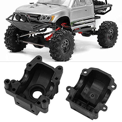 RC Differential Box Shell Housing Premium Replacement Part High Performance Upgrade Compatible with 1/10 Scale RC Cars Black Plastic Durable Construction