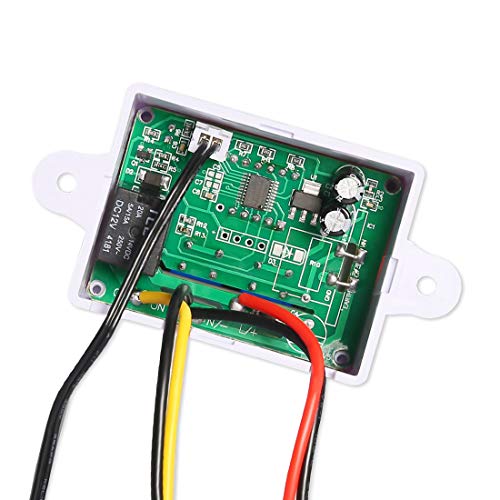 Digital LED Temperature Controller Module, XH-W3001 Thermostat Switch with Waterproof Probe, Programmable Heating Cooling Thermostat (12V 10A 120W) - style: 12V
