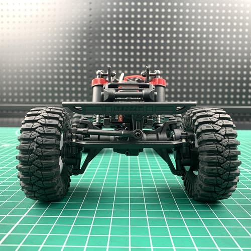 1/18th Aluminum Steering Links for Redcat Ascent-18 RC Crawler Car Upgrade - color: Black
