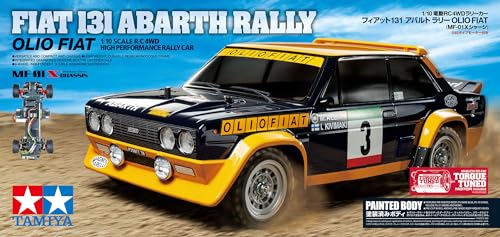 HRP Tamiya R/C Fiat 131 Abarth Rally Mf-01X Olio Fiat Painted Body