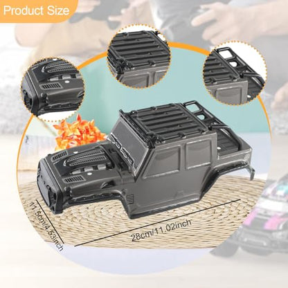 harayaa 1/16 RC Car Shell DIY Modified Sturdy Professional High Performance Easy to