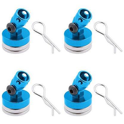 Hobbypark Alloy Magnetic Stealth Invisible Body Post Mount Shell for Drift RC Touring Car (Pack of 4)