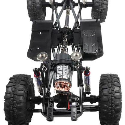 Metal Front Planetary Gearbox Transfer Case Transmission Drive Shaft Skid Plate Set for 1/10 RC Rock Crawler SCX10 II 90046 Chassis Metal Prefixal Gearbox Upgrade (Silver) - color: Silver