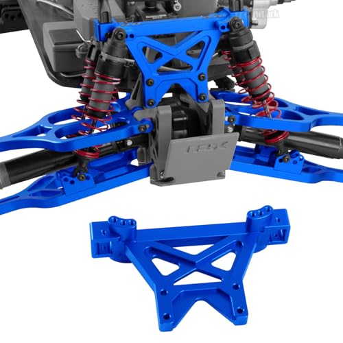 RC Front Rear Shock Tower Shock Mounts Upgrades Part for 1/10 E-MAXX T-Maxx,2PCS Aluminum Shock Tower Shock Hops up,Navy Blue,Replace Part #4917R - color: Navy Blue - (Shock Mounts)