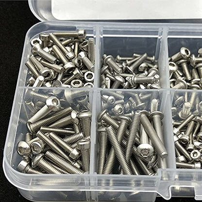 387 PCS Stainless Steel Screws Set for Traxxas TRX-4 1/10 RC Car Spare Part Accessory