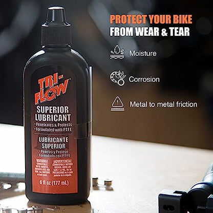 Tri-Flow TF0021060 Superior Lubricant Drip Bottle- 6 oz | bike-oils - size: 6- ounces Drip Bottle, style: drip bottle