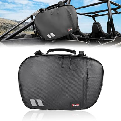 UTV Belt Bag SXS Universal Water Resistant Roll Bar Storage | Fit 1.75-2 In Rollbar; CVT Tool Organizer; Compatible with Maverick X3 Commander Defender Ranger RZR Talon Pionner All Model