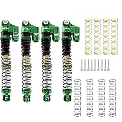 1/24 Axial SCX24 Aluminum 58mm Long Travel Shocks (Green) - color: Green