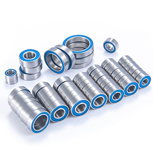 1set/55pcs RC Car Bearing Kit Front&Rear Axle Carrier Kit for TRX6 1/10th RC Crawler Car Upgrades