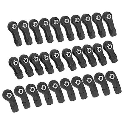 High precision and reasonable design reduces unnecessary energy loss, 30pcs Link Linkage Rod End Width Balls Joint Head Set Tie Rod Ends for RC Car Suitable for Light weight