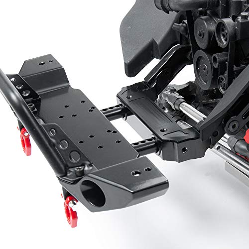 Metal Front Plate Bumper Mount for AXIAL SCX10-III AXI03007 AXI03027 AXI03006B Gladiator Bronco Wrangler 1/10 RC Crawler Car - style: Front