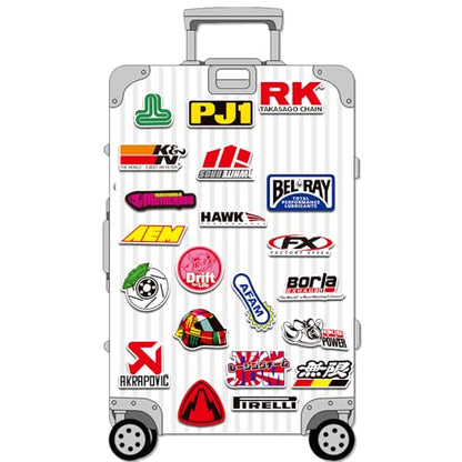 100 pcs/Pack Fashion Motocross Motorcycles Dirt Bike Supercross Stickers No Repetition Sticker Vinyl Cool Skateboard Guitar Travel Case Sticker Water Bottle Laptop Luggage Bicycle Stickers