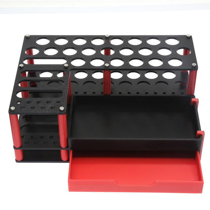 Professional RC Screwdriver Organizer RC Tool Stand Tools Kit Tool Holder for RC Hobby Repair Black - color: Black