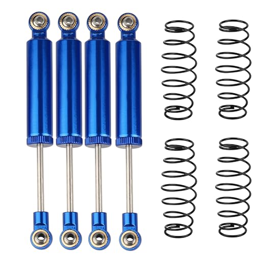 Shock Absorber Damper Internal Spring Built-in Spring For 1/10 RC Crawler Axial SCX10 I II III RBX10 Wraith TRX4 MST Redcat (blue, 100mm) - color: blue, size: 100mm