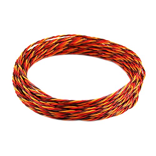 Servo Cable 3p line 32 feet for Futaba JR Hitec RC Twisted servo Hobby Model Aircraft Wiring 30 Coresx0.08