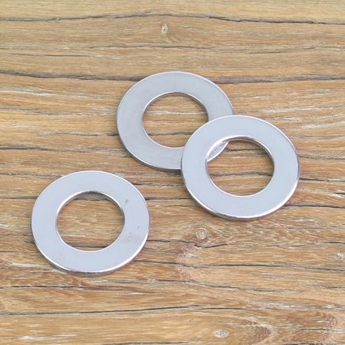110 Pieces M12x24x1.5mm Fender Washers, 304 Stainless Steel Flat Washers, Fender Washers, Metal Washers for Screws Bolts - size: M12X24X1.5mm