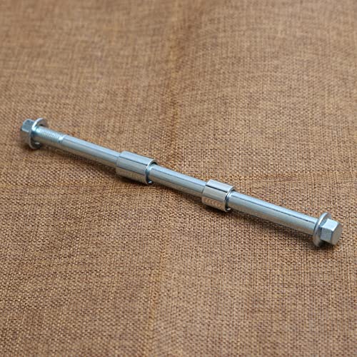 Mokuo 10mm 190mm Front Rear Axle with Bushing 6mm 15mm 20mm Fit for Motorcycle Pit Dirt Bike Moped Scooter QUAD ATV Mini Bike Parts - size: 10-190