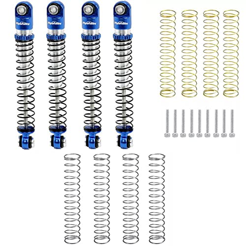 Powerhobby 1/24 Axial SCX24 Aluminum 54mm Long Travel Shocks (Blue) - color: Blue