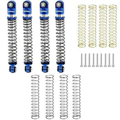 Powerhobby 1/24 Axial SCX24 Aluminum 54mm Long Travel Shocks (Blue) - color: Blue