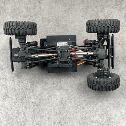 Que-T 2pcs/Set RC Driveshafts Stainless Steel Drive Shafts for RedCat 1/18 Ascent Rock Crawler