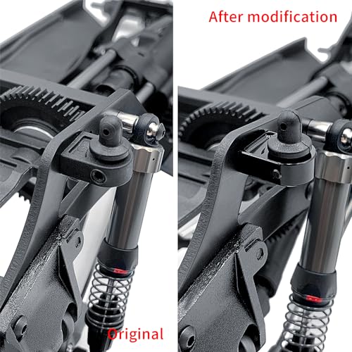 MOHERO Aluminum Alloy RC Car Body Post Mounts Shell Column Mount for Axial SCX10-PRO AXI03028 Upgrades Part