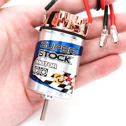 550 37T Brushed Motor Waterproof Stainless Steel Shell Large Torque RC Motor Replacement for Slash TRX4 TRX6 G63 ARRMA AXIAL RC Crawler - size: 37 T
