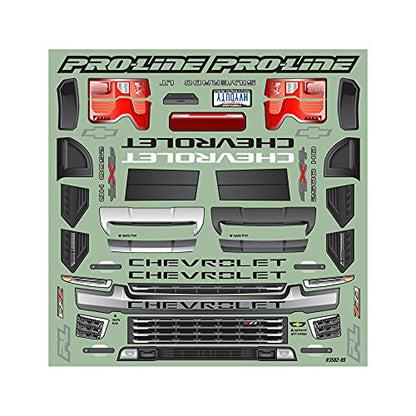 Pro-Line Racing 2021 Chevy Silverado Clear Body E-REVO 2.0 & MAXX PRO358200 Car/Truck Bodies Wings & Decals