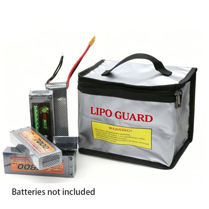 RC Cars, Boats, and Drones | Lithium Battery Storage Bag | Shock-Resistant Bag | Dimensions: 8.66 in x 6.1 in x 4.53 in