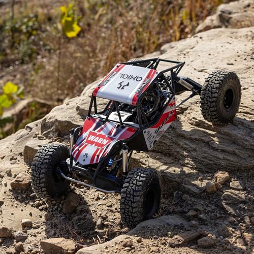 Axial AXP8 Gilamon 1/8 RC Crawler 2.2 4X4 RTR Trail Buggy, Red | Brushed, AXI-1207T2, Battery and Charger Not Included - color: Red