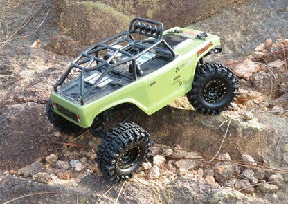 1.0 Crawler Tires 58mm Tall Mud Slingers 4-Pack Fit TRX4M SCX24 | Super soft sticky mud terrain 1.0'' tire tyre, premium upgrade replacement parts for 1/18 & 1/24 micro RC Crawlers Trucks - style: 1.0 Mud Slingers Tires-58mm Tall