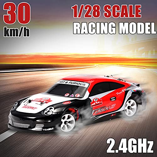 GoolRC WLtoys K969 RC Cars, 1:28 Scale 2.4GHz Remote Control Car, 4WD 30KM/H High Speed RC Racing Car, RC Drift Cars for Adults
