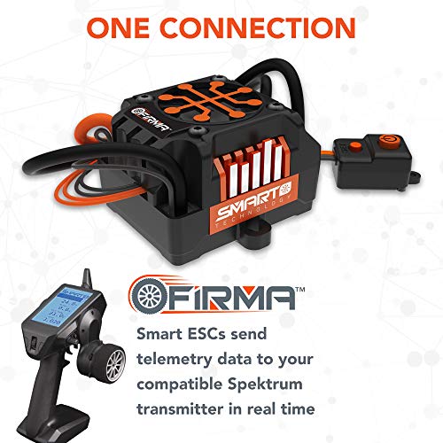 Spektrum Firma 150A Brushless Smart ESC / 2050Kv Sensorless Motor Combo, SPMXSEMC05, Black