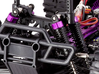 Redcat Racing Volcano EPX 1/10 Scale Electric RC Monster Truck – 4WD RC Truck with 2.4GHz Radio, Waterproof Electronics, 19T Brushed 550 Motor, Battery & Charger, Red