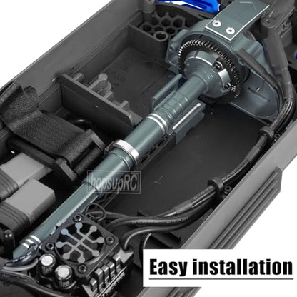 Suspension Arms Set&Steering Block Knuckles&Drive Shaft Axles Upgrades Part for 1/10 Kraton 4S V2 BLX,Outcast 4S V2 BLX,CVD Driveshafts Suspension Arms Hubs Caster Blocks.Black(Only Fit V2) - color: Black(2pcs)