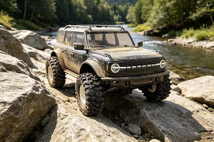 HOBBYSOUL 58mm Griptrek 1.0" Tires 4-Pack For RC Crawler TRX4M SCX24 AX24 | Super soft sticky mud tires with foam inserts,For 1/18 TRX4M & 1/24 AX24 FCX24 Enduro24 micro rock crawlers Upgrades - size: 1.0 tires - 58mm Tall