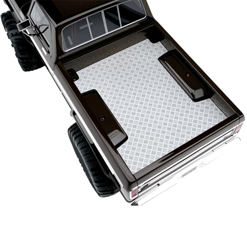 Stainless Steel Rear Body Anti-Skid Plate Board 1/18 TRX4M F-150 High Trail Crawler Truck Shell