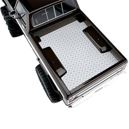 Stainless Steel Rear Body Anti-Skid Plate Board 1/18 TRX4M F-150 High Trail Crawler Truck Shell