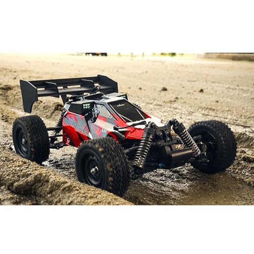 TOUCAN RC HOBBY 1/16 16202Pro RWD Radio Controlled Off Road Vehicle RC Electric Racing Car Rear Wing Metal Gears 2847 Brushless Motor RTR for Adult - color: Red